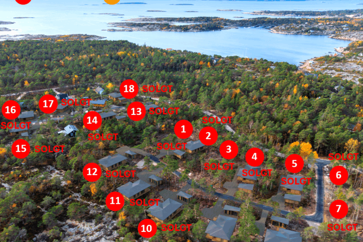 Slevik Hyttepark er utsolgt